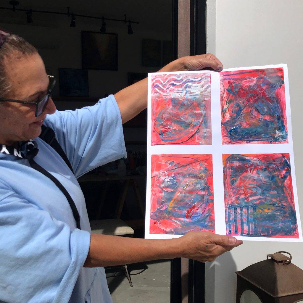 Art painting class Todos Santos, Mexico